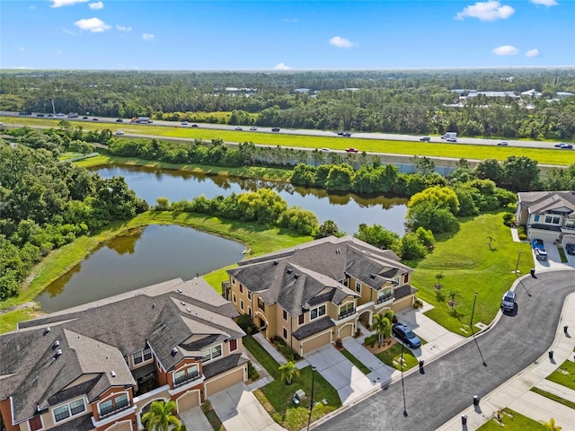 5174 78th St Cir E, Bradenton, FL 34203 - drone / aerial view of a nearby body of water and a tree filled landscape