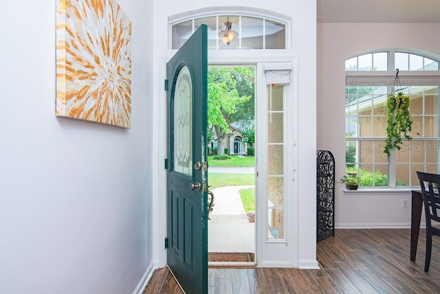 572 Sparrow Branch Cir, Saint Johns, FL 32259 - foyer with wood finished floors