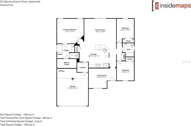 572 Sparrow Branch Cir, Saint Johns, FL 32259 - view of room layout