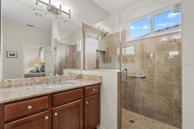 12215 Goldenrod Ave, Bradenton, FL 34212 - ensuite bathroom with vanity and a stall shower