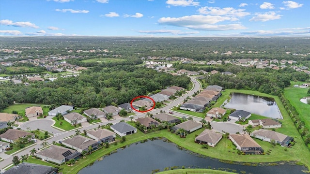12215 Goldenrod Ave, Bradenton, FL 34212 - aerial view of property's location with a nearby body of water and nearby suburban area