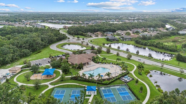 12215 Goldenrod Ave, Bradenton, FL 34212 - aerial perspective of suburban area with a nearby body of water
