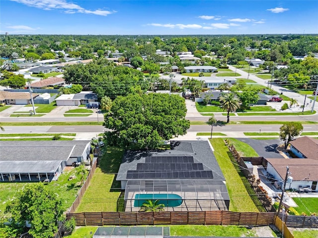 3136 Webber St, Sarasota, FL 34239 - aerial view of residential area with a pool