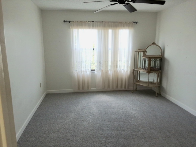 515 30th Ave W Unit H401, Bradenton, FL 34205 - carpeted empty room featuring ceiling fan and baseboards