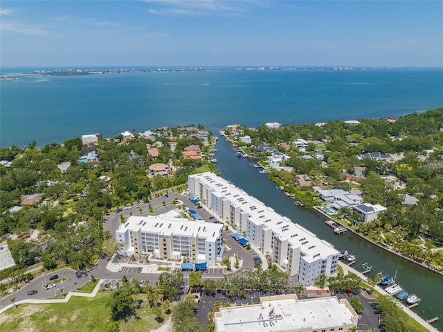 1709 N Tamiami Trl Unit A313, Sarasota, FL 34234 - bird's eye view of a nearby body of water and apartment complex