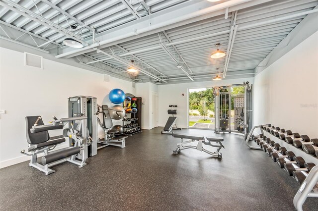 1709 N Tamiami Trl Unit A313, Sarasota, FL 34234 - view of exercise room