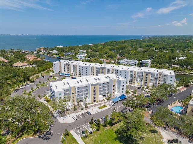 1709 N Tamiami Trl Unit A313, Sarasota, FL 34234 - bird's eye view of apartment complex and a large body of water