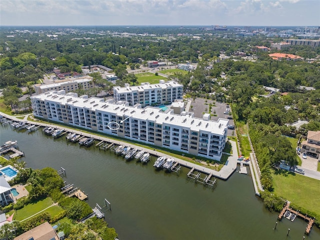 1709 N Tamiami Trl Unit A313, Sarasota, FL 34234 - aerial view of a nearby body of water