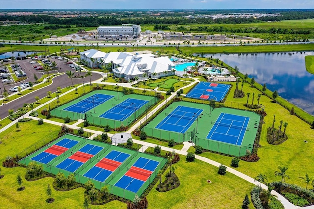 15160 Lyla Ter, Bradenton, FL 34211 - aerial view of a nearby body of water and a pool