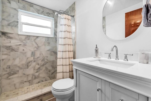5401 Mac Arthur Ave, New Port Richey, FL 34652 - bathroom featuring vanity and tiled shower