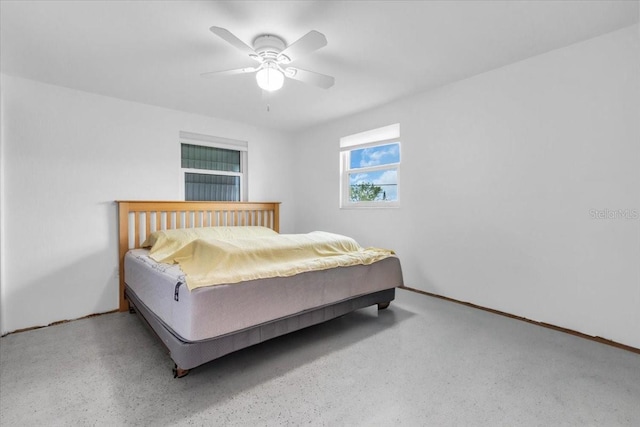 5401 Mac Arthur Ave, New Port Richey, FL 34652 - bedroom with ceiling fan