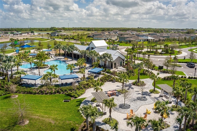 9144 Royal River Cir, Parrish, FL 34219 - drone / aerial view of a pool