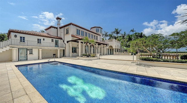 4423 Bay Shore Rd, Sarasota, FL 34234 - swimming pool with a patio and stairway