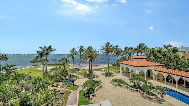 4423 Bay Shore Rd, Sarasota, FL 34234 - water view featuring a gazebo