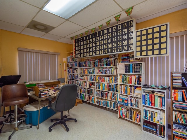2423 Flamingo Blvd Unit K29, Bradenton, FL 34207 - home office with a drop ceiling
