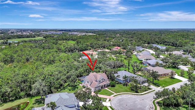 1906 143rd Ct E, Bradenton, FL 34212 - view of property location with a heavily wooded area and nearby suburban area
