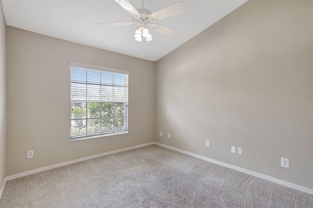 4539 Cabbage Key Ter, Bradenton, FL 34203 - carpeted empty room featuring baseboards and ceiling fan
