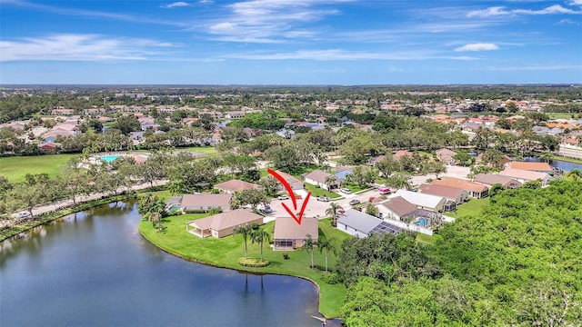 4539 Cabbage Key Ter, Bradenton, FL 34203 - aerial view of residential area with a large body of water