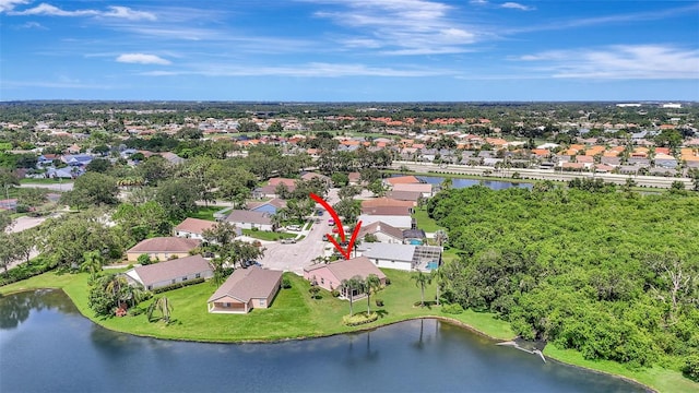 4539 Cabbage Key Ter, Bradenton, FL 34203 - aerial view of property's location with nearby suburban area and a nearby body of water