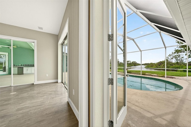 2555 Pear St, Port Charlotte, FL 33948 - swimming pool featuring a water view