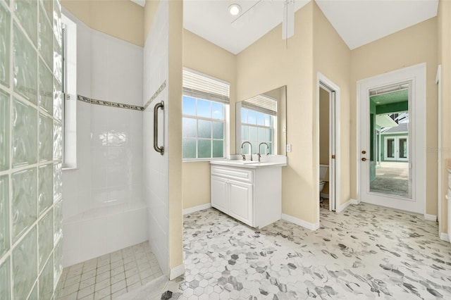 2555 Pear St, Port Charlotte, FL 33948 - full bath with walk in shower and vanity