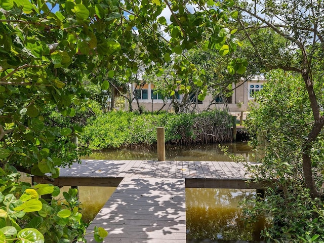 544 Canal Rd, Sarasota, FL 34242 - dock featuring a water view