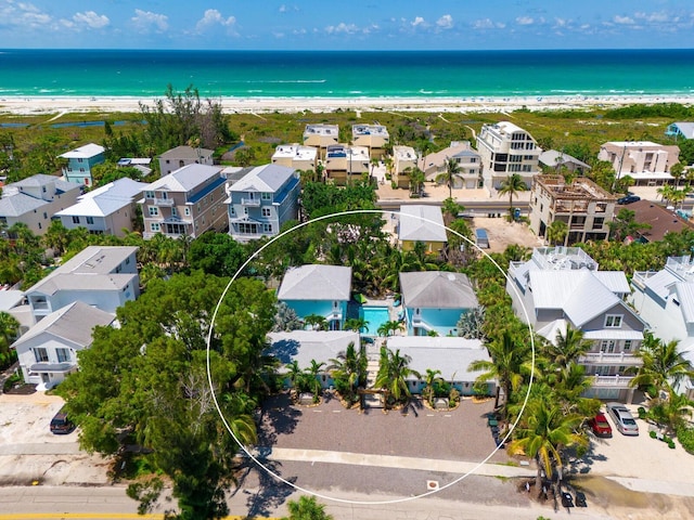 544 Canal Rd, Sarasota, FL 34242 - aerial view of residential area featuring expansive coastline