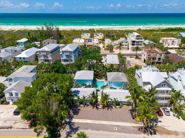 544 Canal Rd, Sarasota, FL 34242 - aerial perspective of suburban area with expansive beach