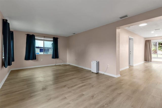 6439 Lafayette Rd, Bradenton, FL 34207 - empty room featuring light wood finished floors and baseboards