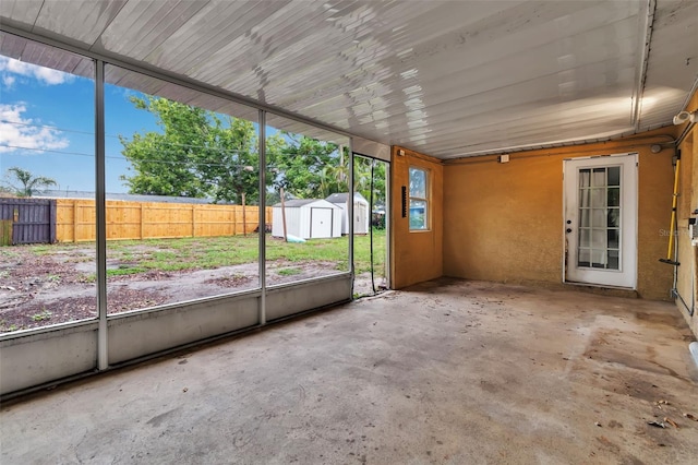 6439 Lafayette Rd, Bradenton, FL 34207 - view of unfurnished sunroom