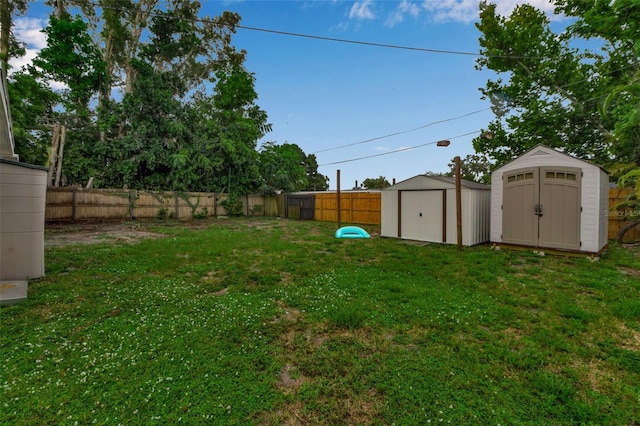 6439 Lafayette Rd, Bradenton, FL 34207 - fenced backyard with a storage unit