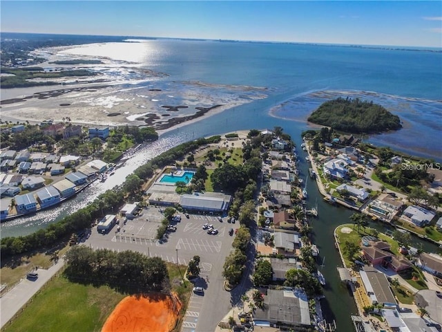 6439 Lafayette Rd, Bradenton, FL 34207 - aerial perspective of suburban area with a large body of water