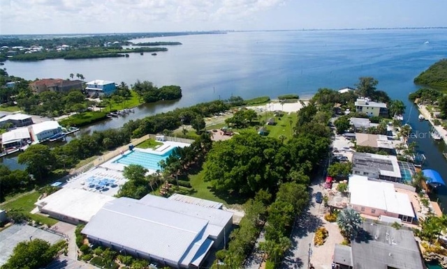 6439 Lafayette Rd, Bradenton, FL 34207 - drone / aerial view of a large body of water and a pool
