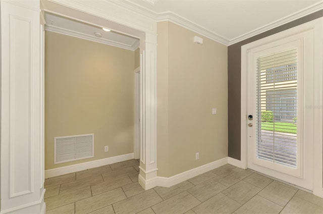 1226 Riverscape St, Bradenton, FL 34208 - spare room with ornamental molding and baseboards