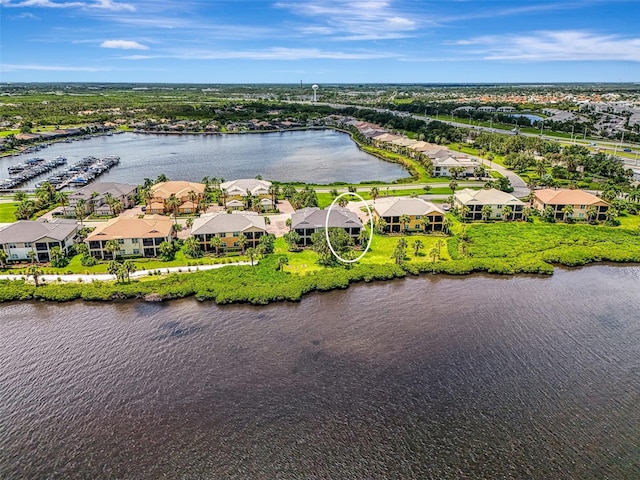 1226 Riverscape St, Bradenton, FL 34208 - aerial view of residential area with a large body of water