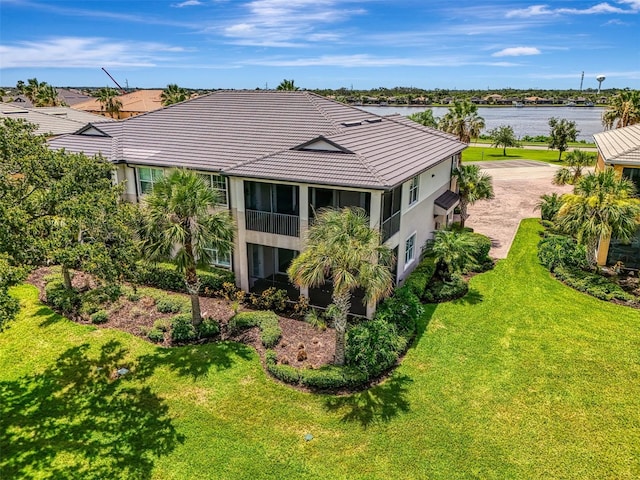 1226 Riverscape St, Bradenton, FL 34208 - aerial view of property and surrounding area with a large body of water