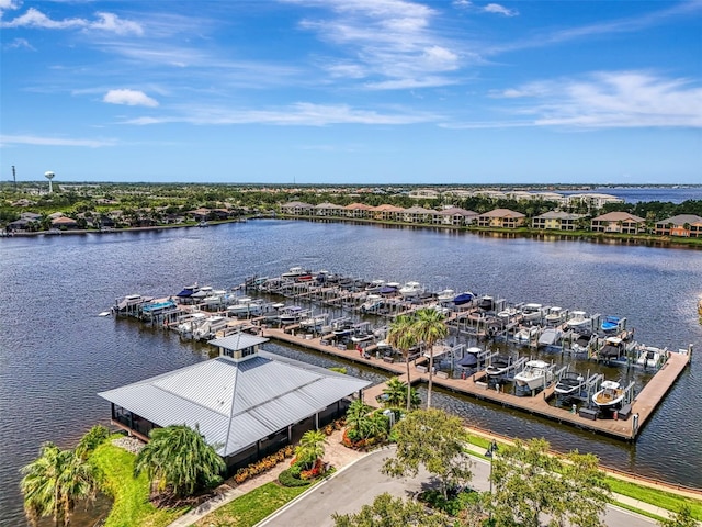 1226 Riverscape St, Bradenton, FL 34208 - aerial view of a nearby body of water and numerous boat docks
