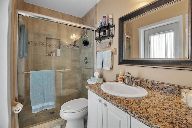 1907 76th St NW, Bradenton, FL 34209 - bathroom featuring a shower stall and vanity