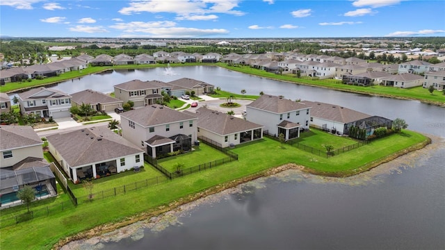 5313 Halewood Ct, Lakewood Ranch, FL 34211 - aerial perspective of suburban area with a nearby body of water