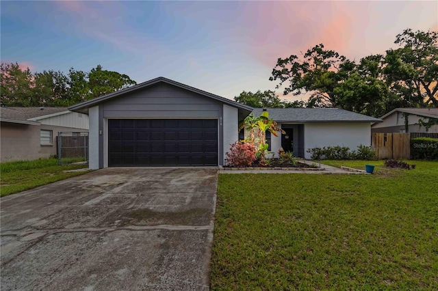 616 Bryan Terrace Dr, Brandon, FL 33511 - view of front facade featuring an attached garage and driveway