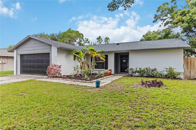 616 Bryan Terrace Dr, Brandon, FL 33511 - view of front of home with a garage, stucco siding, and driveway