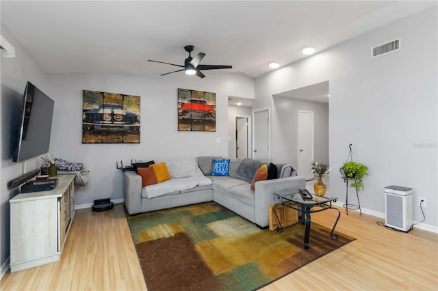 616 Bryan Terrace Dr, Brandon, FL 33511 - living area with light wood-type flooring and ceiling fan
