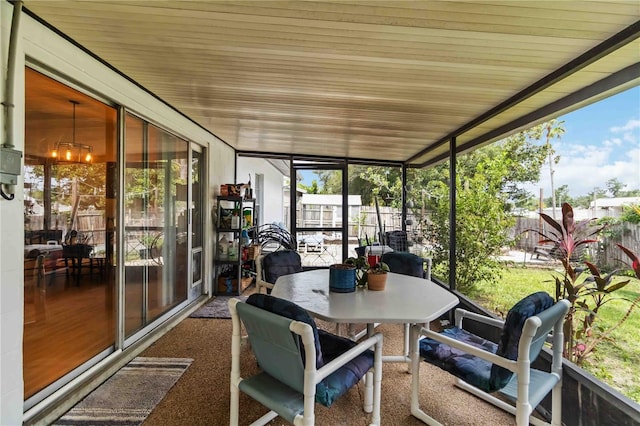 616 Bryan Terrace Dr, Brandon, FL 33511 - sunroom / solarium featuring outdoor dining space