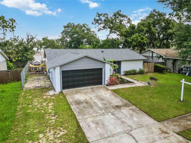 616 Bryan Terrace Dr, Brandon, FL 33511 - view of front of property with concrete driveway, roof with shingles, a garage, and stucco siding