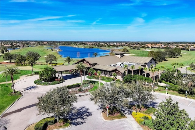 14611 Leopard Creek Pl, Lakewood Ranch, FL 34202 - bird's eye view of a large body of water and a golf club