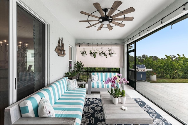 4316 Rustling Pines Ter, Parrish, FL 34219 - sunroom with wood finished floors