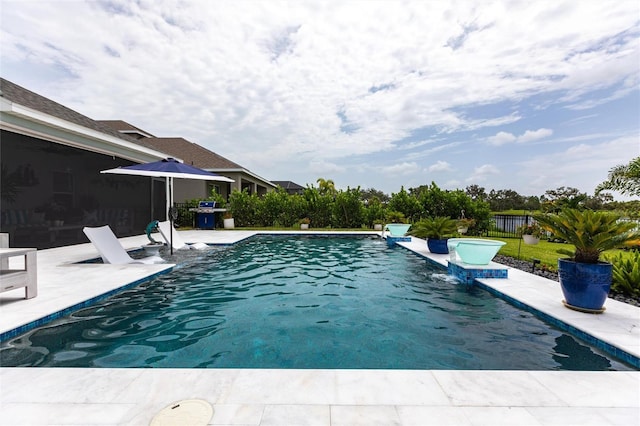 4316 Rustling Pines Ter, Parrish, FL 34219 - view of swimming pool featuring a patio