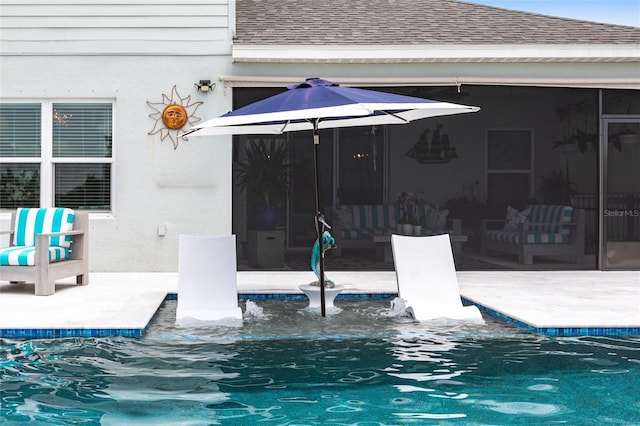 4316 Rustling Pines Ter, Parrish, FL 34219 - swimming pool with a patio area