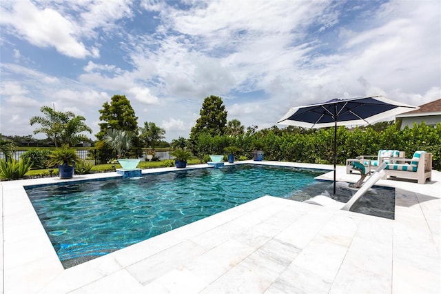 4316 Rustling Pines Ter, Parrish, FL 34219 - view of pool with a patio area