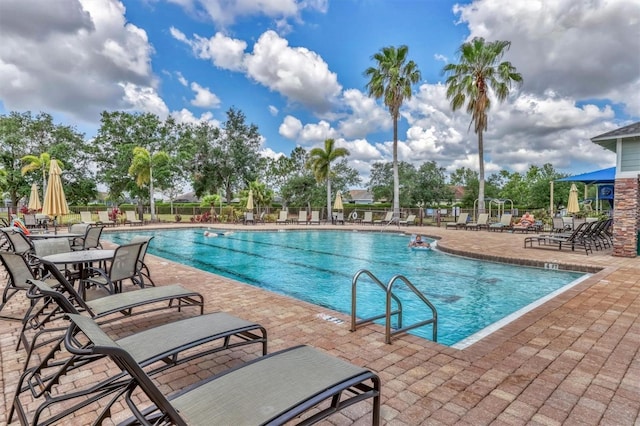 11558 84th Street Cir E Unit 106, Parrish, FL 34219 - community pool with a patio area